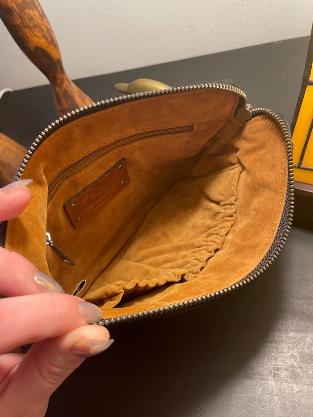 Patricia Nash Suede Wristlet - Picture 9 of 15